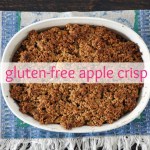 healthy quinoa apple crisp